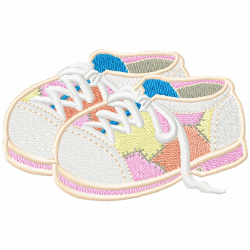Shoes Embroidery Design 8